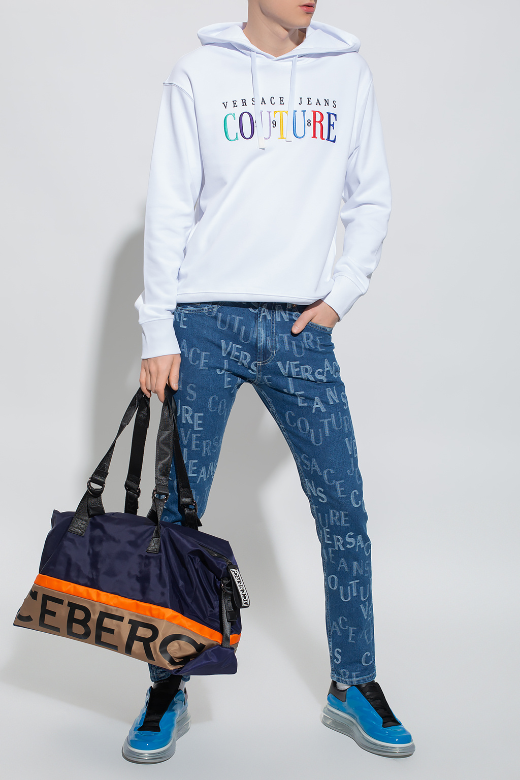 Men's Clothing | Versace Jeans Couture Jacquard jeans